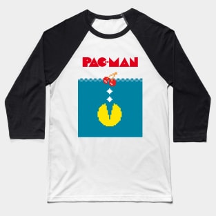 Pac-Man shark poster parody Baseball T-Shirt